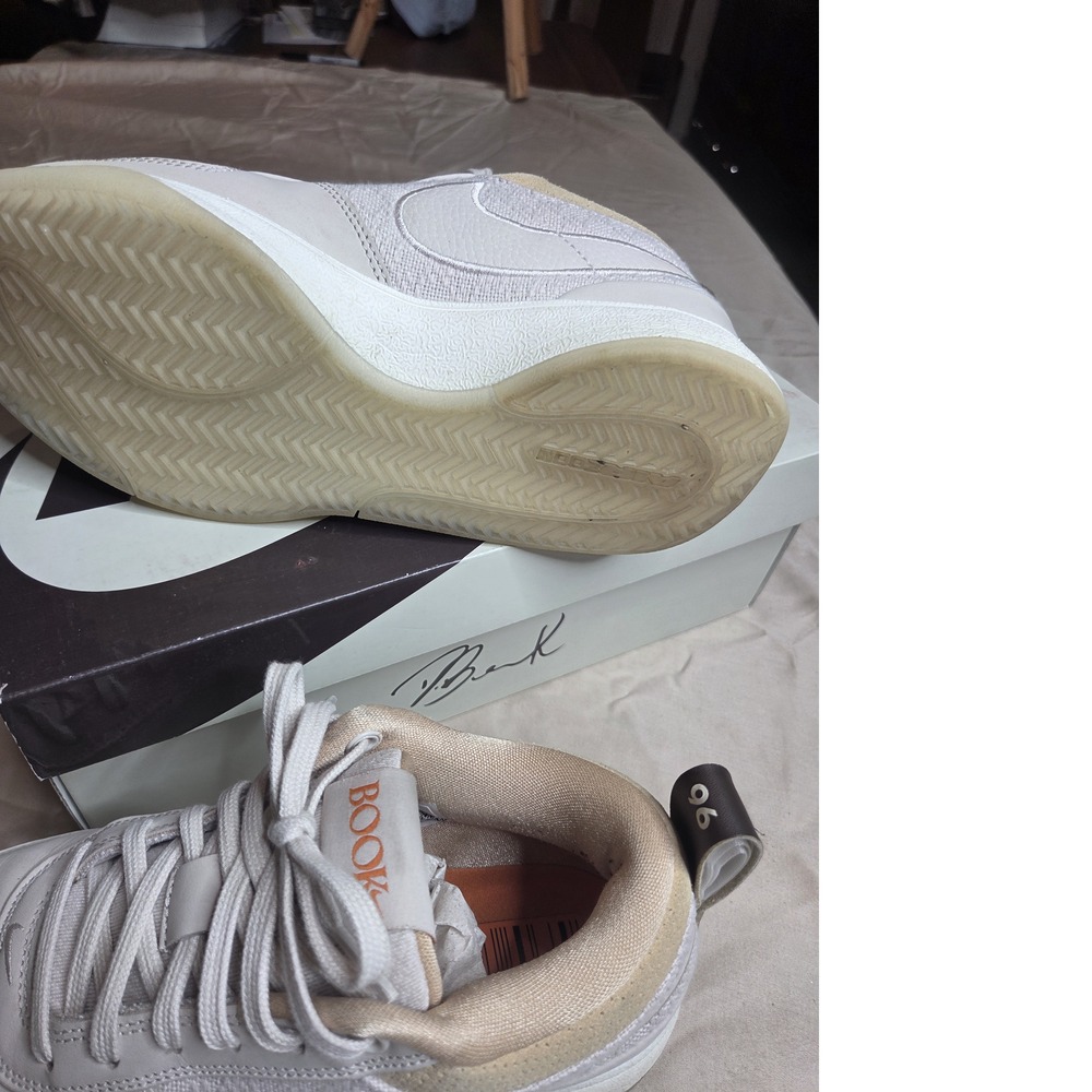 Nike Book 1 Chapter One White/Cream Basketball Sneakers Men's Sz 7.5 - Picture 7 of 15